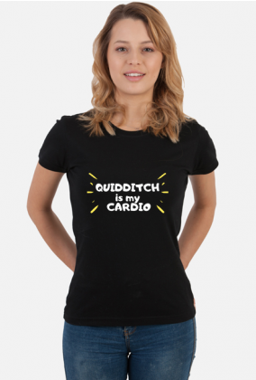 Quidditch is my Cardio- koszulka damska