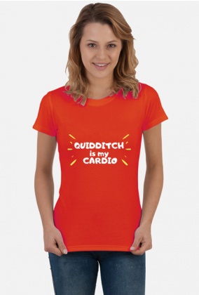 Quidditch is my Cardio- koszulka damska