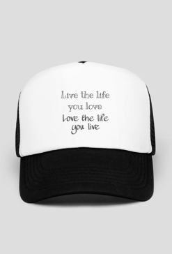 Czapka z daszkiem: Live the live you love