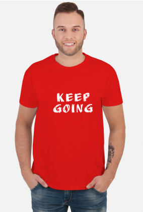 Koszulka Męska: Keep Going