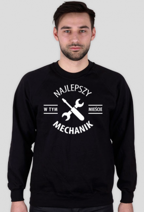 Bluza męska ciemna - Najlepszy mechanik