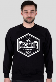 Bluza męska ciemna - Mechanik numer 1