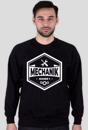 Bluza męska ciemna - Mechanik numer 1