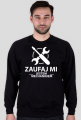 Bluza męska ciemna - Zaufaj mi jestem mechanikiem