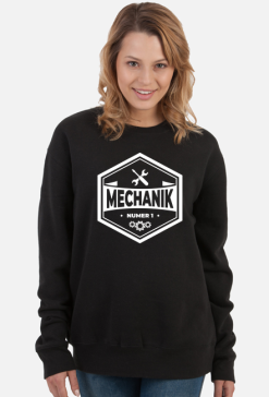 Bluza damska ciemna - Mechanik numer 1