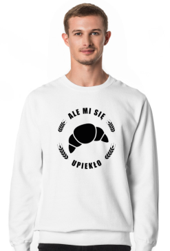 Bluza męska jasna - Ale mi się upiekło