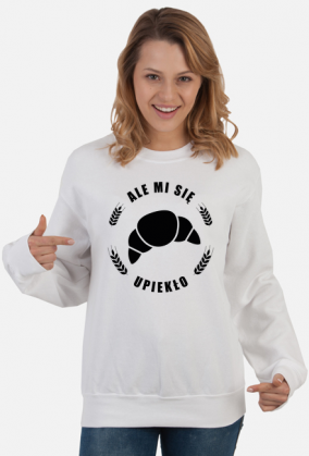 Bluza damska jasna - Ale mi się upiekło