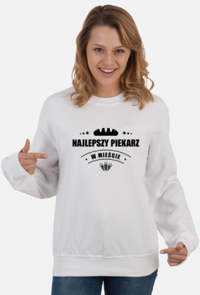 Bluza damska jasna - Najlepszy piekarz w mieście