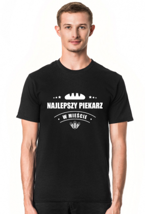 Koszulka męska ciemna - Najlepszy piekarz w mieście