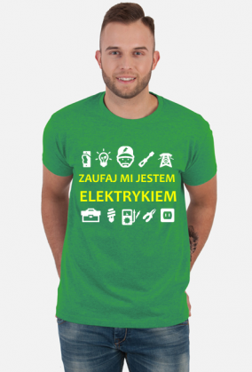 Elektryk. Prezent dla Elektryka. Koszulka dla Elektryka. Prąd