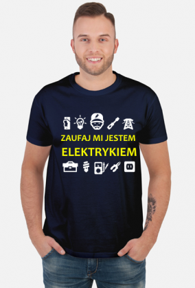 Elektryk. Prezent dla Elektryka. Koszulka dla Elektryka. Prąd