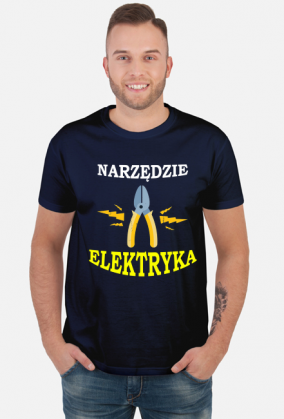 Elektryk. Prezent dla Elektryka. Koszulka dla Elektryka. Prąd