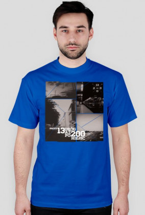 t-shirt "13 dróg" męski różne kolory