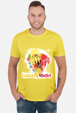 Złocisto Krwiści żółta i czerwona (Korona Kielce)