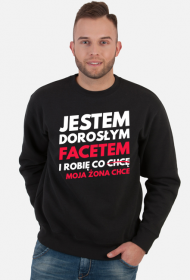 Bluza męska Jestem Dorosłym Facetem