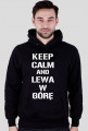 Bluza z kaputurem Keep Calm And Lewa W Górę