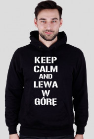 Bluza z kaputurem Keep Calm And Lewa W Górę