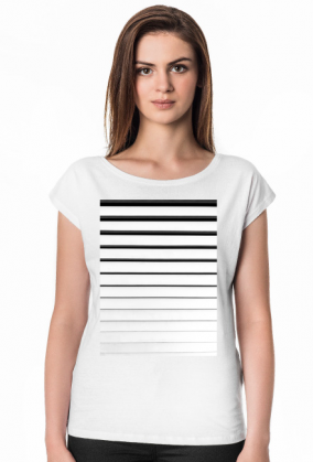 GEOMETRY paskowiec - T-shirt damski