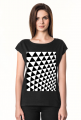 GEOMETRY trójkąty - T-shirt damski
