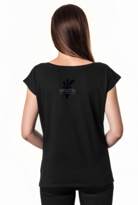 GEOMETRY czarne-białe - T-shirt damski