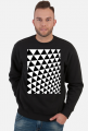 GEOMETRY trójkąty - bluza męska