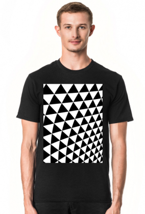 GEOMETRY trójkąty - T-shirt męski