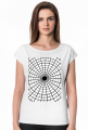 GEOMETRY kołowrotek - T-shirt damski