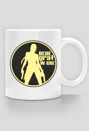 Bede grał w gre - kubek z nadrukiem