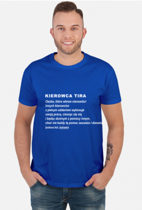Koszulka męska Definicja Kierowcy Tira 2