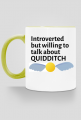 Intoverted but willing to talk about Quidditch- kubek