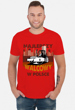 Pracownik drogowy. Masa Bitumiczna. Prezent dla Pracownika Drogowego. Operator Walca. Walcowy.
