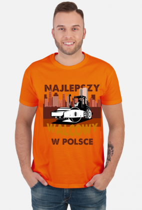 Pracownik drogowy. Masa Bitumiczna. Prezent dla Pracownika Drogowego. Operator Walca. Walcowy.