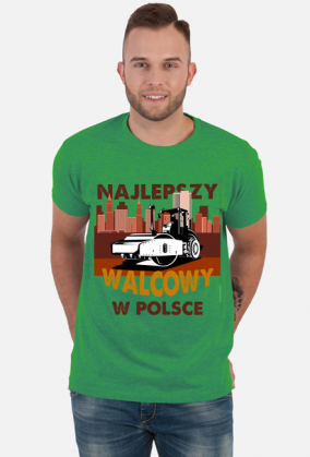 Pracownik drogowy. Masa Bitumiczna. Prezent dla Pracownika Drogowego. Operator Walca. Walcowy.