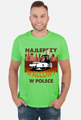 Pracownik drogowy. Masa Bitumiczna. Prezent dla Pracownika Drogowego. Operator Walca. Walcowy.