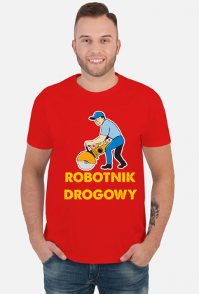 Pracownik drogowy. Masa Bitumiczna. Prezent dla Pracownika Drogowego. Operator Walca. Walcowy.