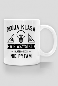 Moja klasa wie wszystko - Kubek dla nauczyciela