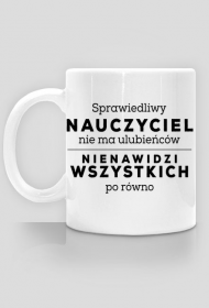 Śmieszny kubek dla nauczyciela