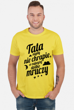 Koszulka na dzień ojca - Prezent dla taty, który chrapie