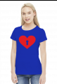 Koszulka dla zakochanych par Serce