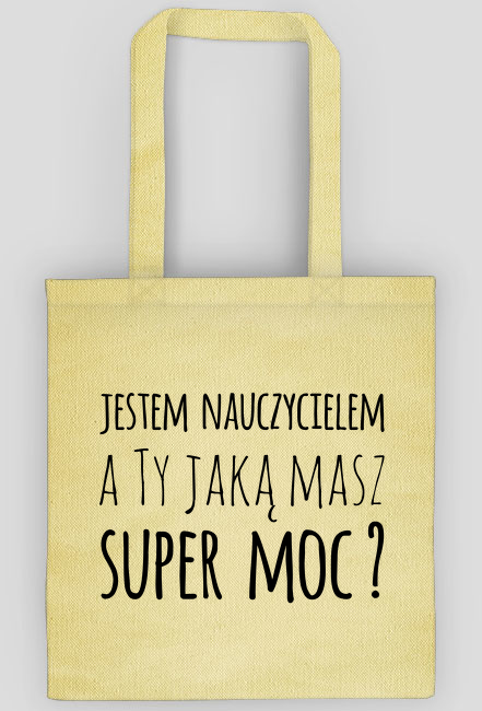 Jestem nauczycielem - torba z nadrukiem