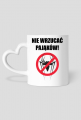 Anty Pajęczy Kubek z uchem serduchem