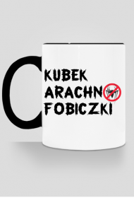 Kubek Arachnofobiczki z kolorowym uchem