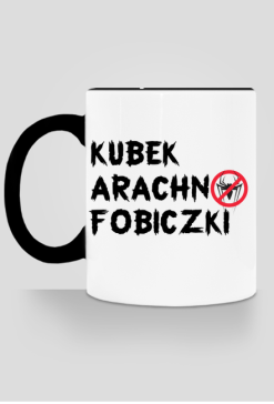 Kubek Arachnofobiczki z kolorowym uchem