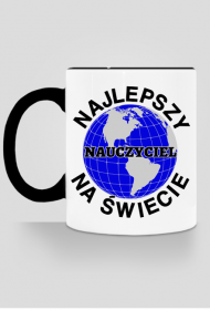 Prezent na Dzień Nauczyciela kubek Najlepszy nauczyciel na świecie