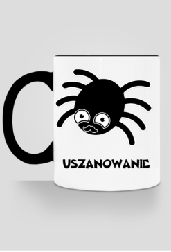 Kubek Arachno Janusz z kolorowym uchem