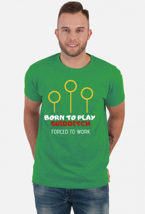 Born to Play quidditch- koszulka