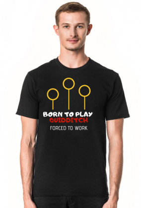 Born to Play quidditch- koszulka