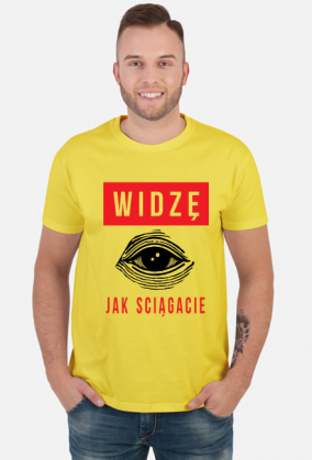 Widzę jak ściągacie - Koszulka dla nauczyciela