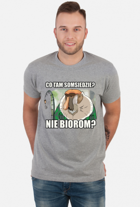 Co tam somsiedzie? Nie biorom? - Koszulka dla wędkarza