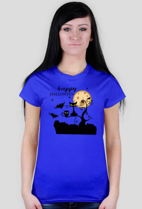 Happy Halloween - damska koszulka z nadrukiem